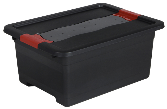 keeeper Boîte de rangement 'eckhart', 12 L, graphite/rouge