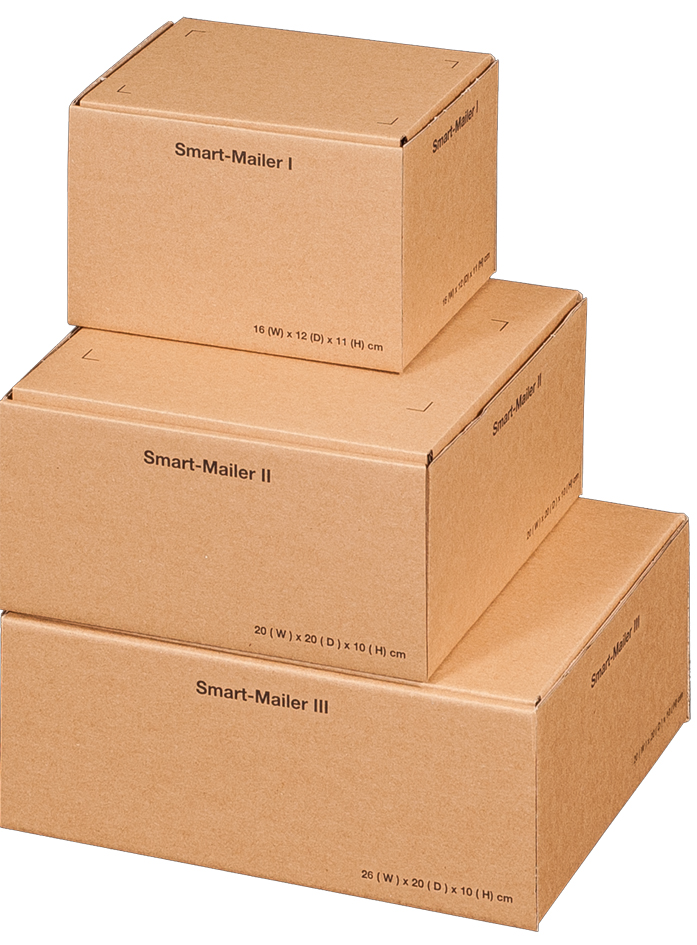 Cartons d'expédition, paquets