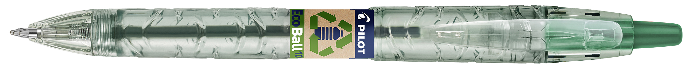 PILOT Stylo bille rétractable B2P Ecoball 10, vert