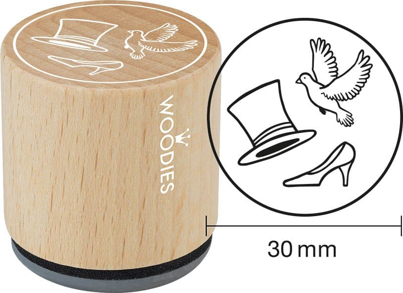 COLOP Tampon à motif Woodies 'costume de marié'