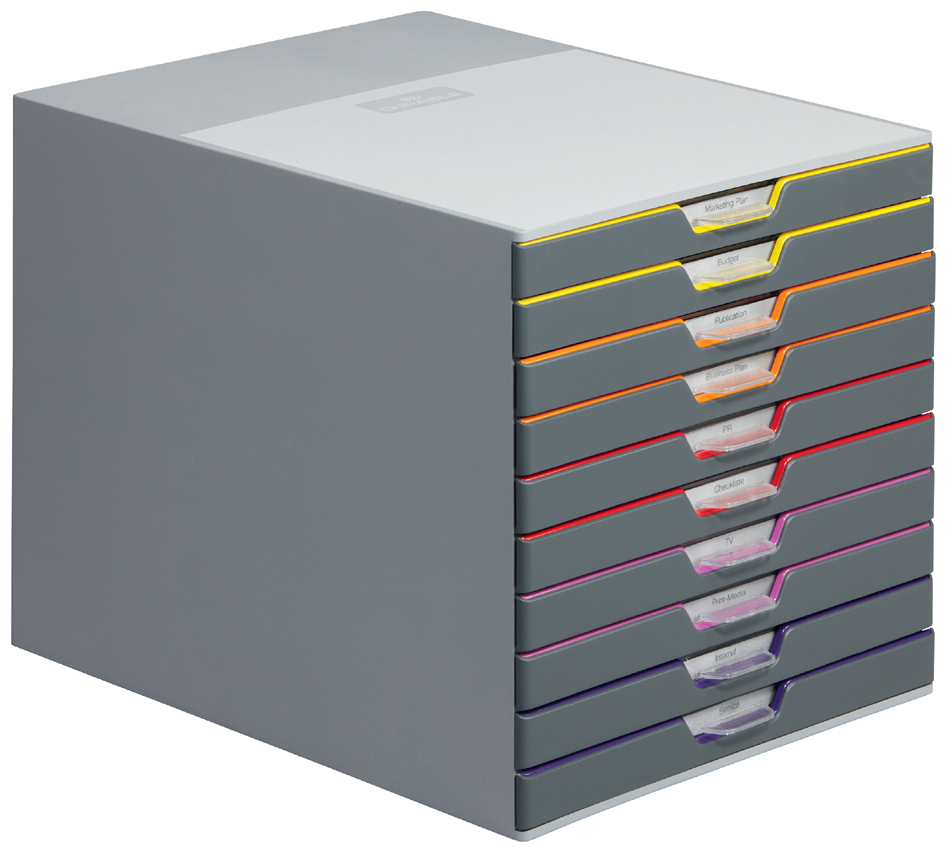 DURABLE Module de classement VARICOLOR 10, avec 10 tiroirs