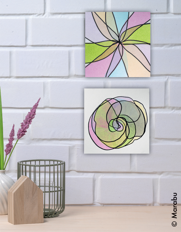 Visuel de référence : montre le produit en utilisation (Pastel)