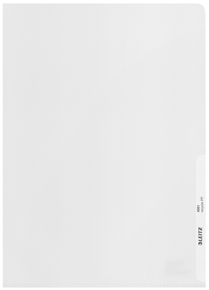 LEITZ Pochette transparente re:cycle, A4, résidu PP, 0,13 mm