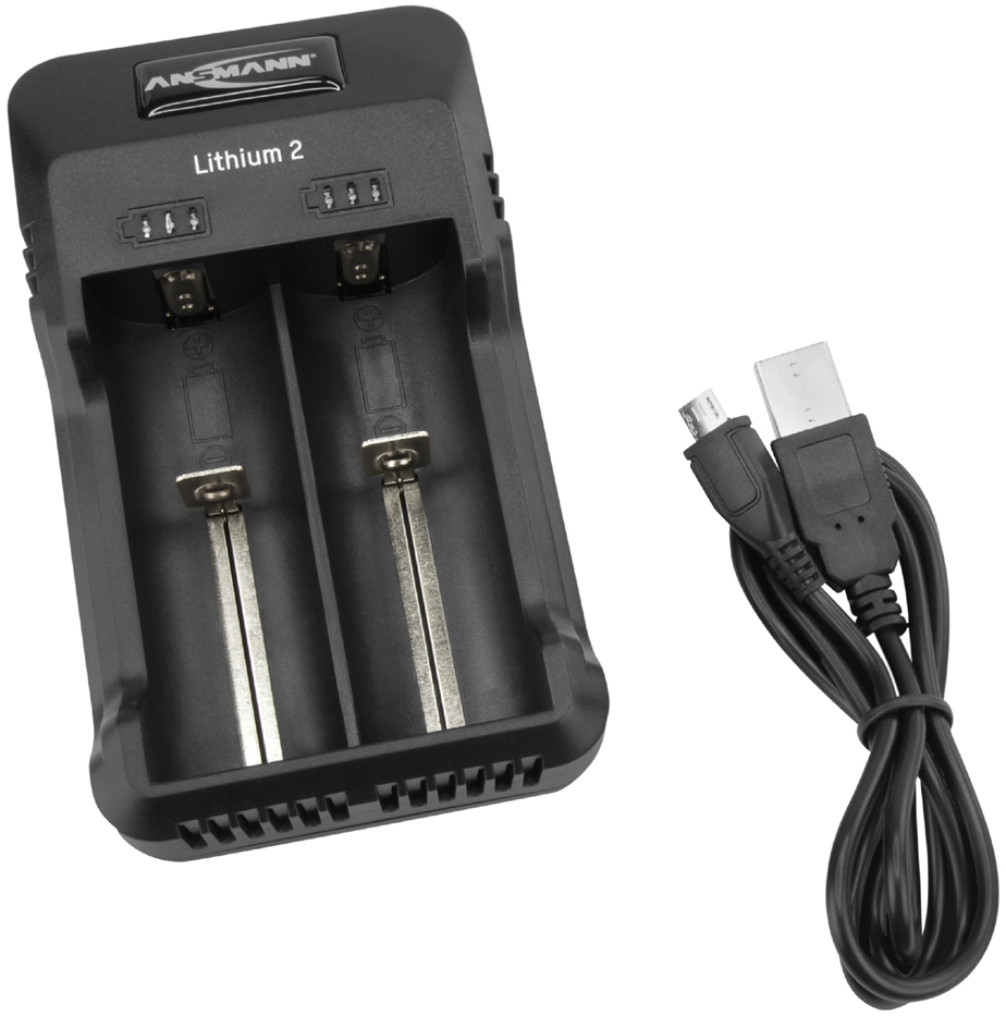ANSMANN Chargeur 'Lithium 2', pour batteries NiMH & Li-Ion
