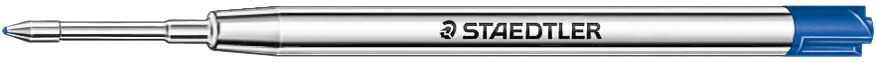 STAEDTLER Recharge pour stylo à bille 458, M, bleu