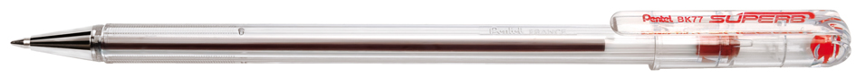 Pentel Recharge pour stylo à bille BKL77, rouge