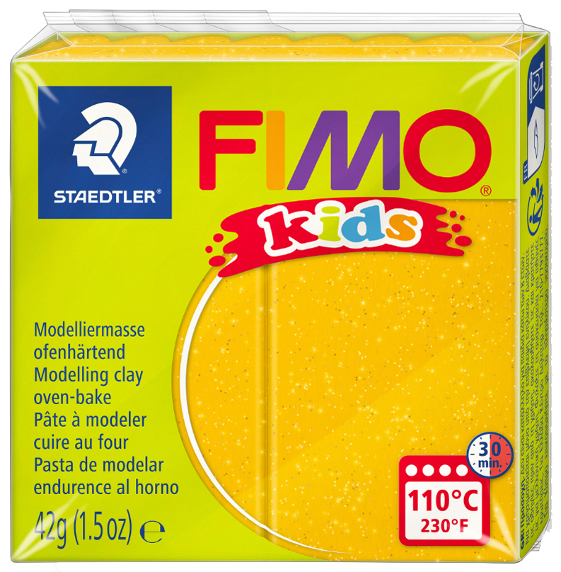 FIMO Pâte à modeler, à cuire, 42 g, or scintillant