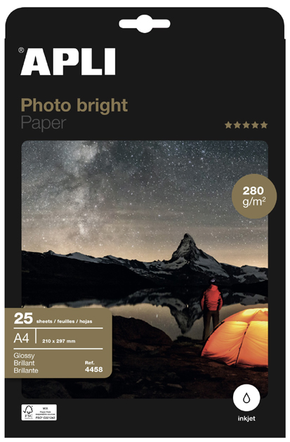 Papiers photos A4