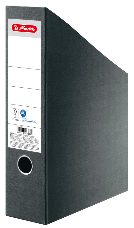 herlitz Porte-revues, format A4, carton dur RC, gris foncé
