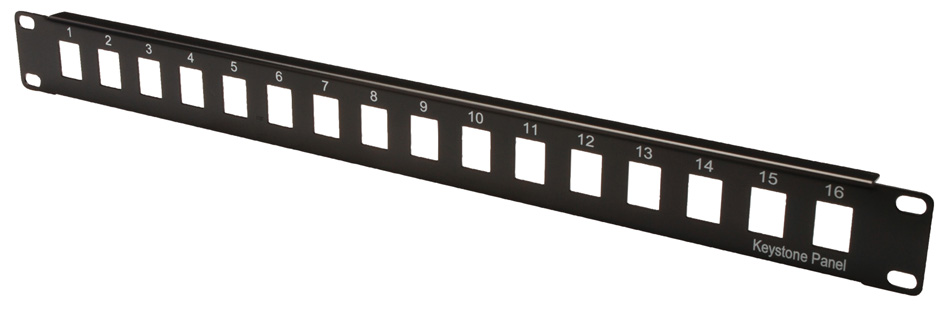 DIGITUS Boîtier vide pour panneaux de brassage 19',16 ports