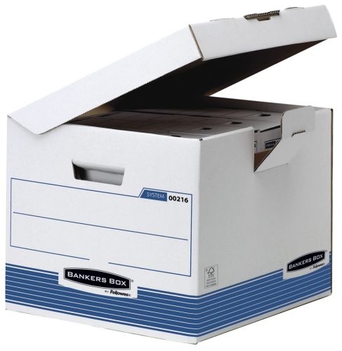 Fellowes BANKERS BOX SYSTEM boîte d'archives avec couvercle
