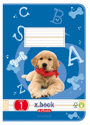 herlitz Cahier scolaire x.book, A5, linéature 5
