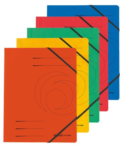 herlitz Chemise à élastiques easyorga, A4, carton