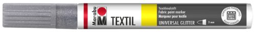Marabu Marqueur pour tissu Textil Painter Glitter, jaune