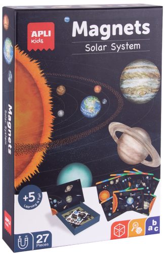 APLI kids Jeu de magnets 'Système solaire', 27 magnets