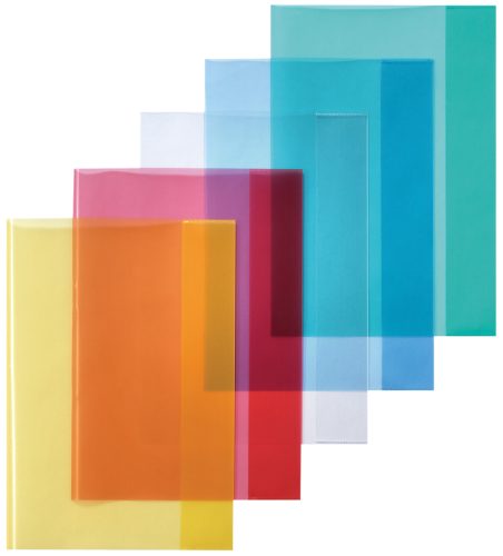 herlitz Protège-cahier format A4, en PP, vert transparent