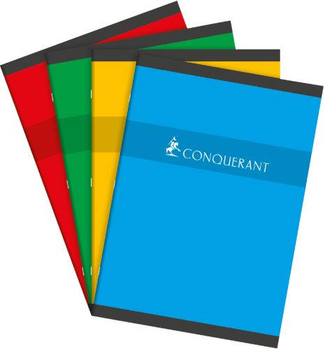 CONQUERANT SEPT Cahier, A4, quadrillé, 192 pages