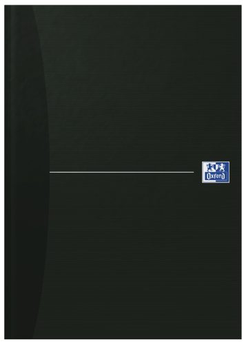 Oxford Carnet de notes 'Smart Black' - relié, A4, uni