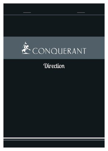 CONQUERANT SEPT Bloc-notes Direction, quadrillé, A5