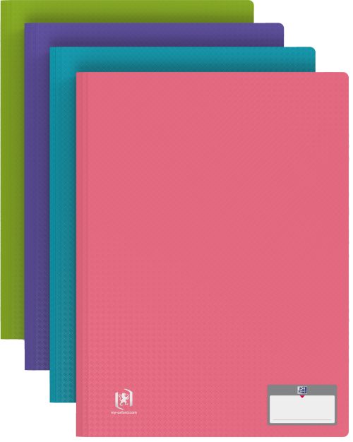 Oxford Protège-documents Memphis, A4, 30 pochettes, assorti
