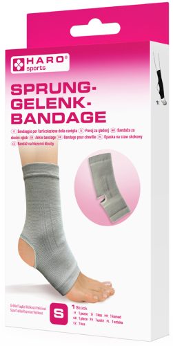 HARO Bandage sportif 'Cheville', taille: S, gris