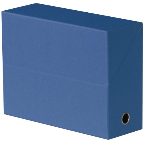 Oxford Boîte transfert toilée, format A4, bleu