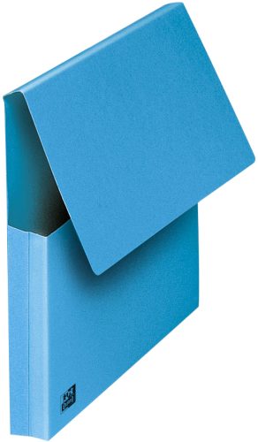 Oxford Pochette document à soufflet, A4, carton, bleu vif