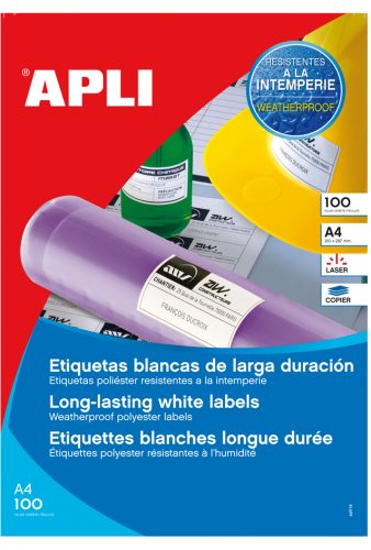 APLI Etiquette, résistant aux intempéries, 105 x 148,5 mm