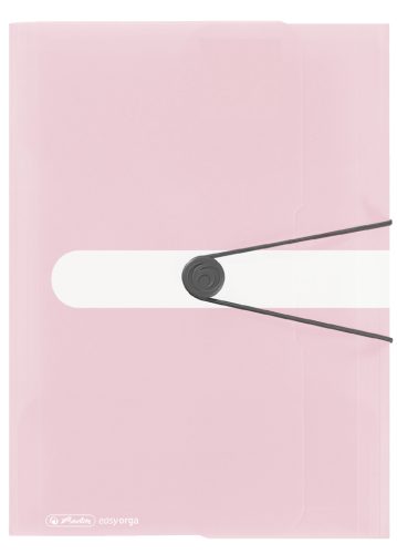 Herlitz Chemise à rabats easyorga to go Pastel, A4, rosé