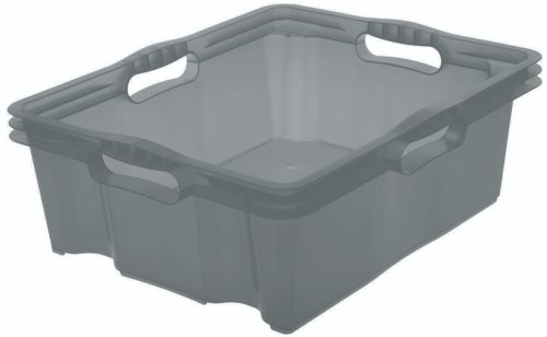keeeper Boîte de rangement 'franz', 16 litres, crystal-grey