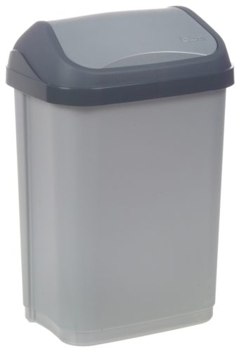 keeeper Poubelle 'swantje', 25 litres, argent / graphite