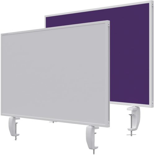 magnetoplan Cloison de séparation de bureau VarioPin, gris