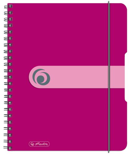 herlitz Cahier à spirales easy orga to go, A5, framboise