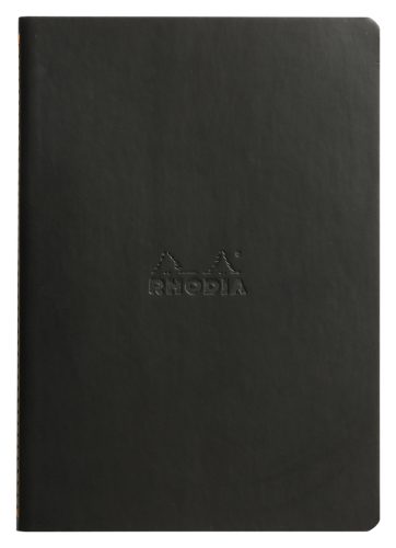 RHODIA Carnet piqûre textile RHODIARAMA, A5, ligné