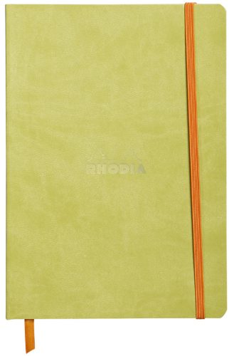RHODIA Carnet souple RHODIARAMA, A6, ligné, anis