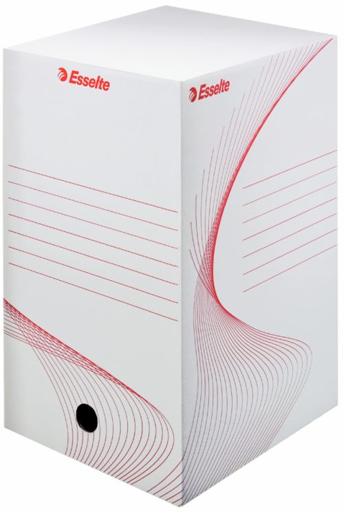 Esselte Boîte d'archives, A4, (L)200 mm, en carton, blanc