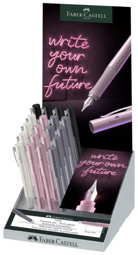 FABER-CASTELL Stylo plume GRIP 2010 Harmony, présentoir