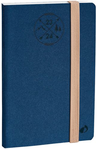 QUO VADIS Agenda Horizontal 15 SD, 2024/2025, bleu denim