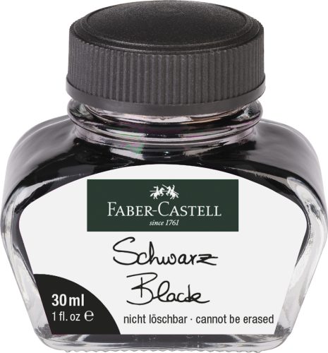 FABER-CASTELL Flacon d'encre, contenu: 62,5 ml, noir