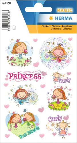 HERMA Sticker MAGIC 'Princesse Curly'