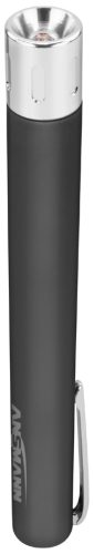 ANSMANN Lampe stylo à LED PLC20B, noir/argent
