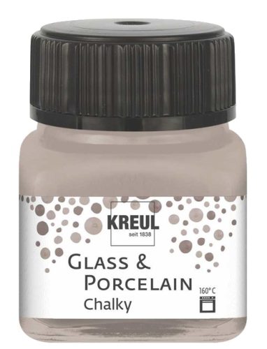 KREUL Peinture pour verre et porcelaine Chalky,Yellow Safran