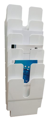 DURABLE Set de porte-brochures mural 'FLEXIPLUS 6', A4