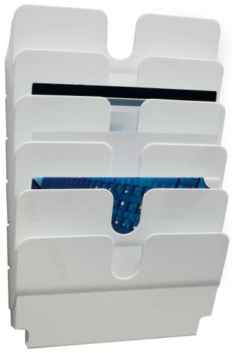 DURABLE Set de porte-brochures mural 'FLEXIPLUS 6', A4