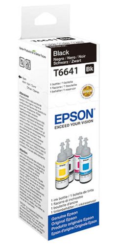 EPSON Encre T6641 pour EPSON EcoTank, flacon, noir