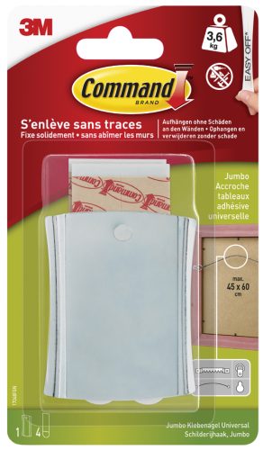 3M Command Crochet de fixation pour tableau, taille: XL