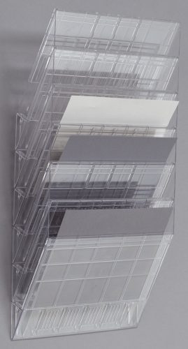 DURABLE Set porte-brochures 'FLEXIBOXX 6', A4, transparent