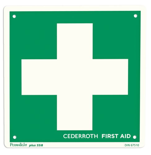 CEDERROTH Support pour panneau de signalisation, autocollant