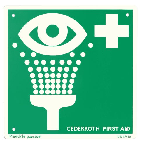 CEDERROTH Panneau de signalisation 'Douche oculaire'