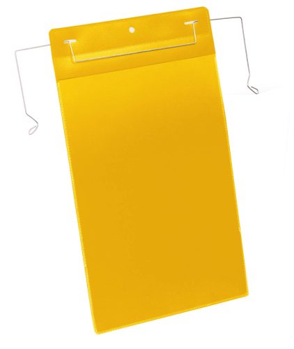 DURABLE Pochette avec fil de suspension, A4 portrait, jaune